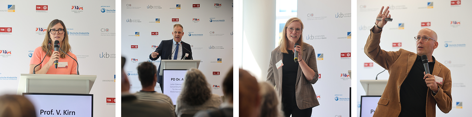 Informationsgespäche mit Besuchern des Krebsinformationstages 2019 