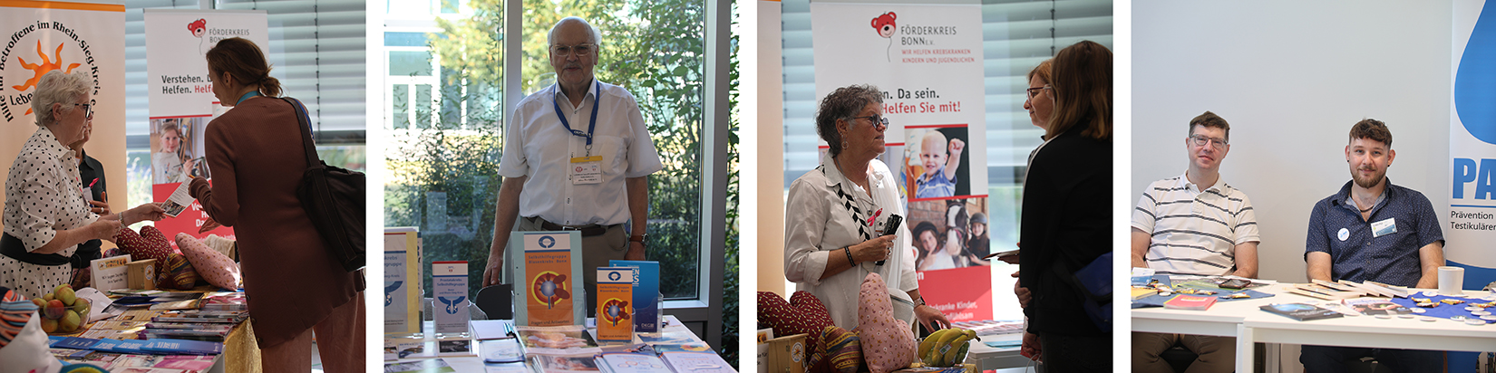 Informationsgespäche mit Besuchern des Krebsinformationstages 2019 