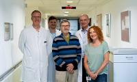 Patient mit Lymphdrüsenkrebs findet rasche Hilfe am UKB